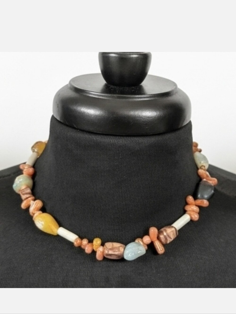 Earthcore Handmade Crystal Necklace Stone Semi Precious Beads Bohemian Hippie